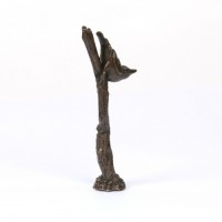 Miniature Bronze Nuthatch Sculpture