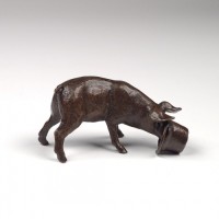 Miniature Bronze Little Pig Sculpture (Limited Edition)