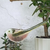 Hanging Long Tailed Tit Suncatcher - Facing Left