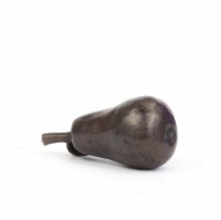 Miniature Bronze Pear Sculpture