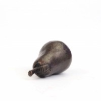Miniature Bronze Pear Sculpture