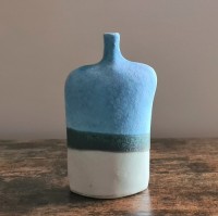 Small Stoneware Bottle - Landscape